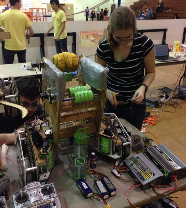 Fixing the third robot.