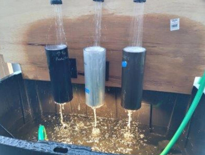 Shower Testing Setup.