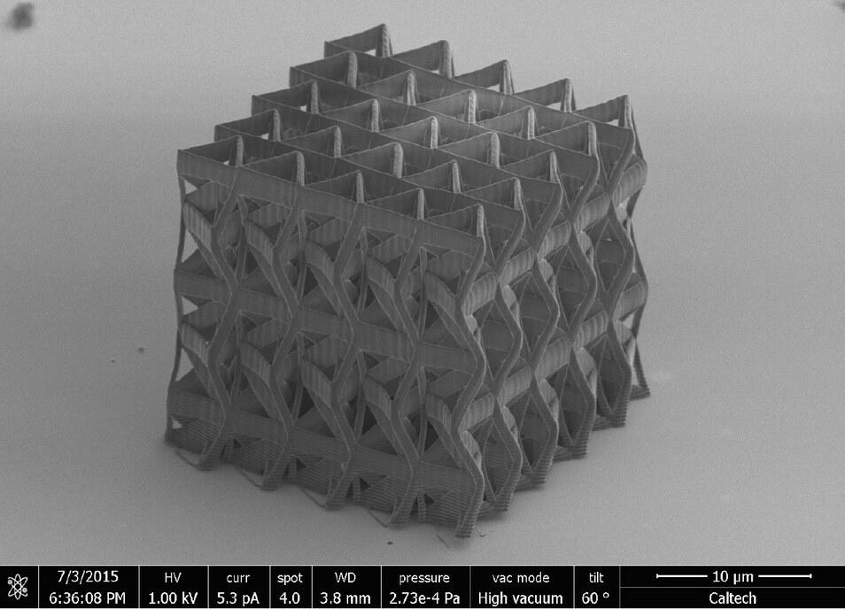 A printed Tensegrity Lattice