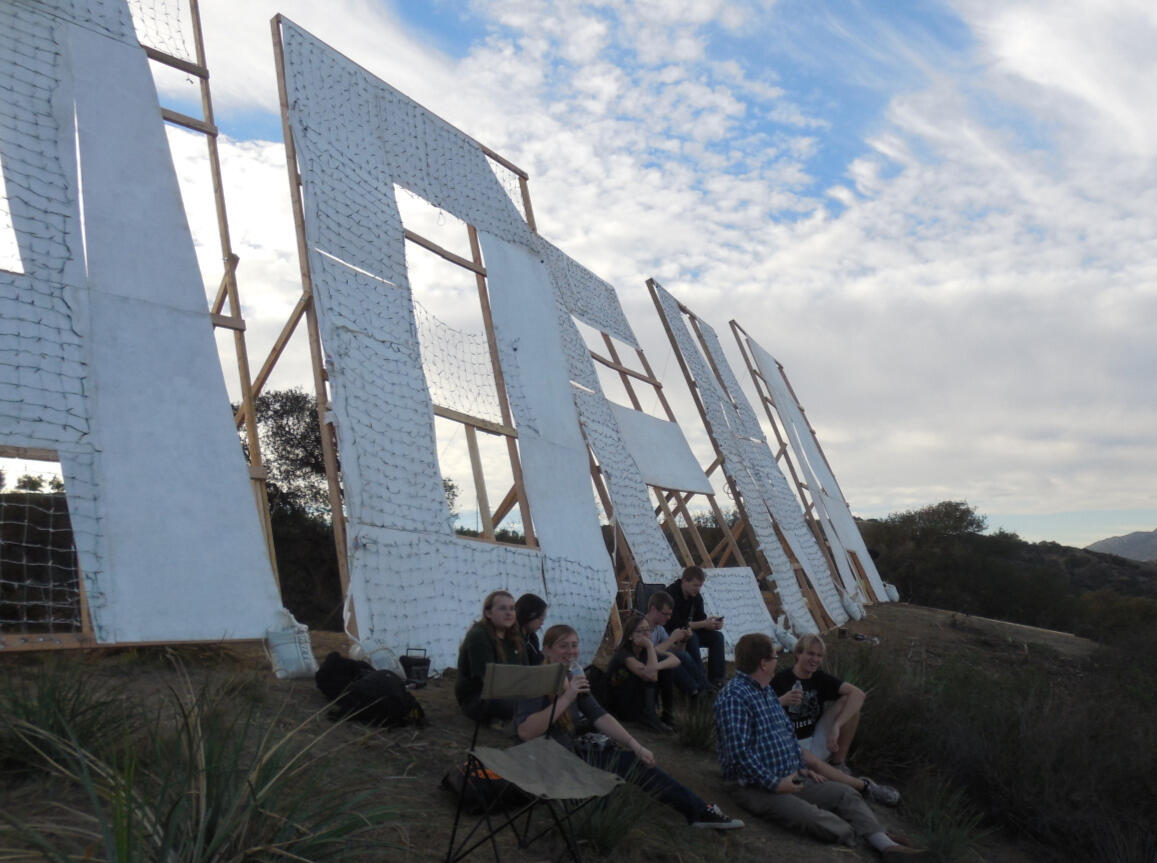 Front view of finished sign.